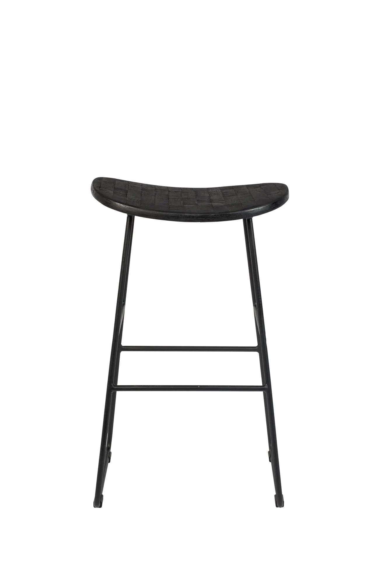 Barhocker Tangle: Stilvolles Teakholz-Design von White Label Living.
