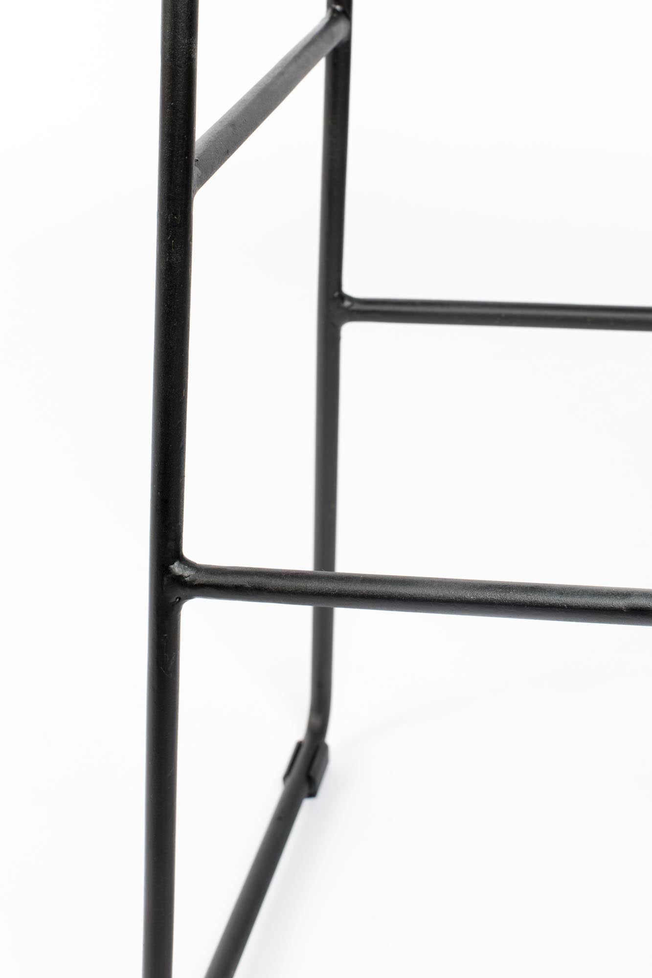 Eleganter Barstuhl TANGLE von White Label Living, komfortabel und langlebig. Perfekt für Ihre Küche oder Bar, in verschiedenen Farben erhältlich.