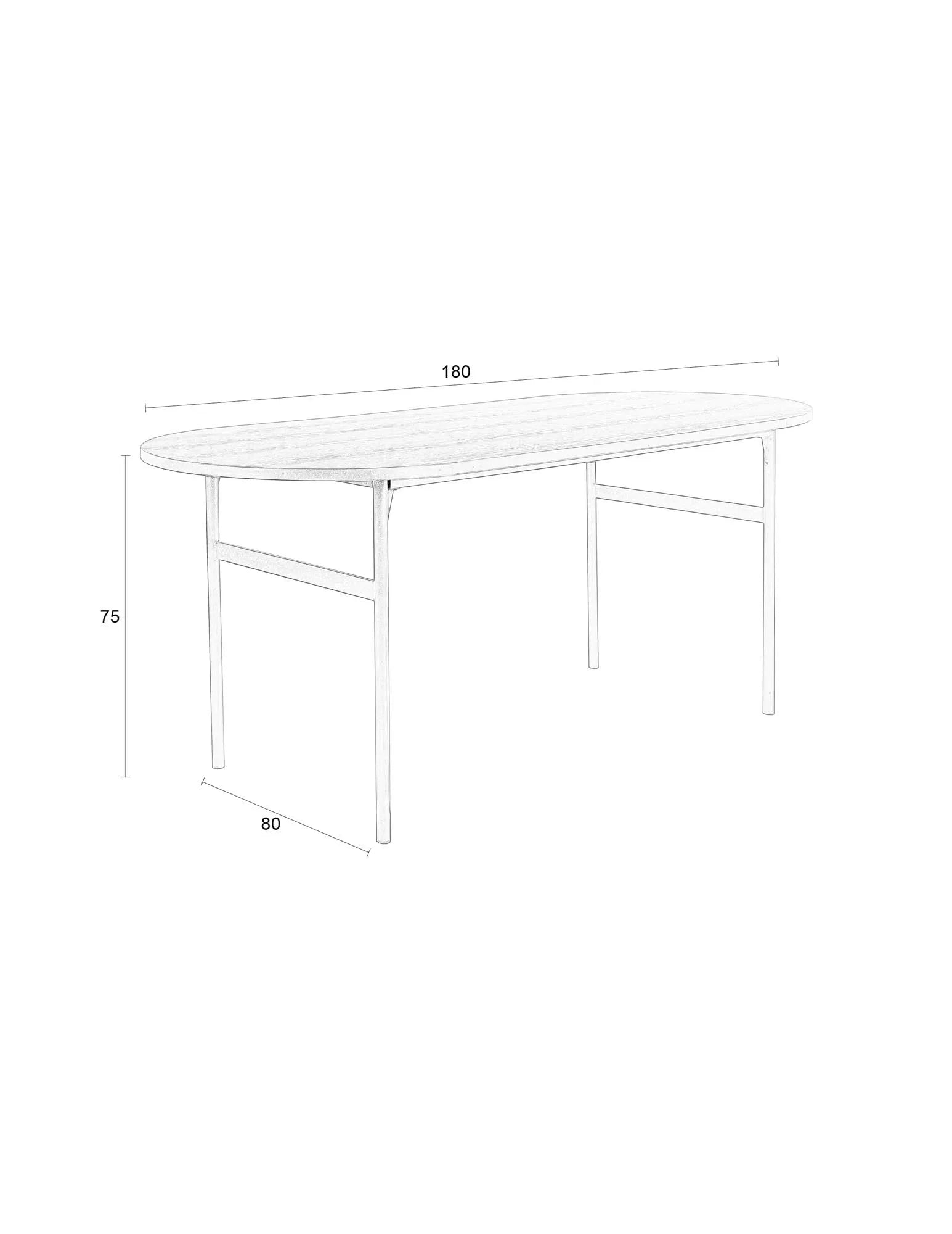 Esstisch Marcio: Modernes Design trifft auf Funktionalität.