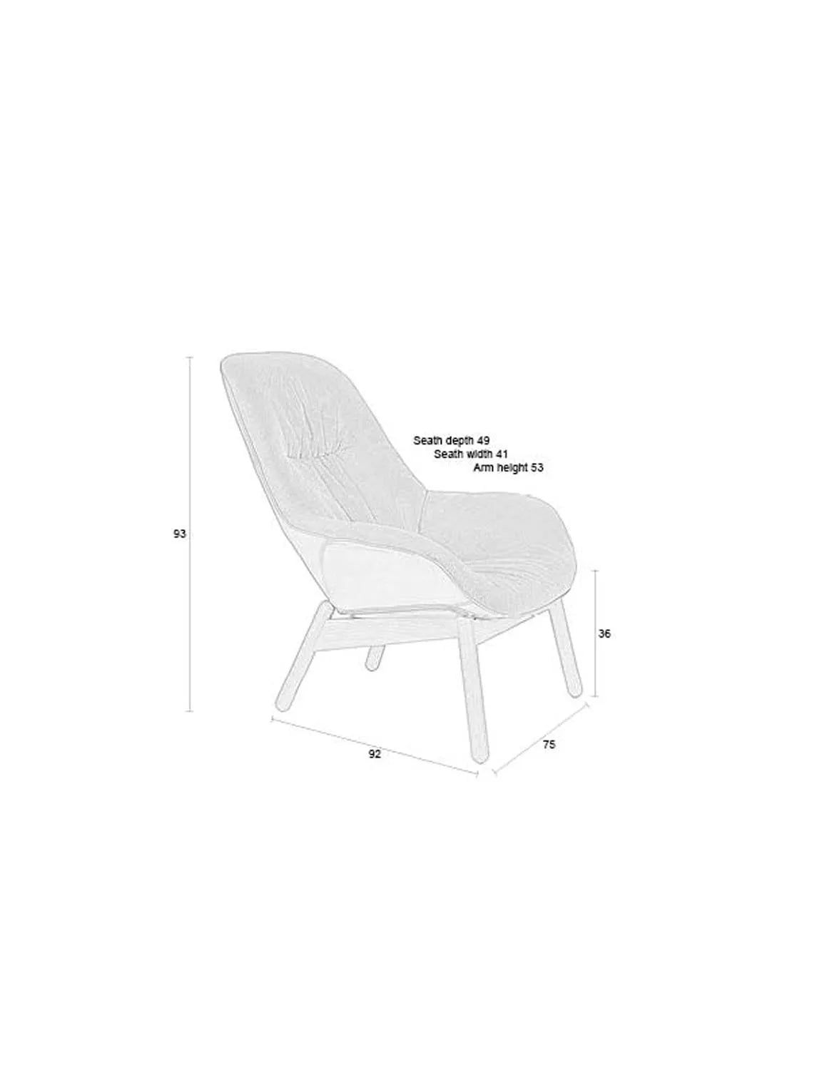 Loungesessel Duke: Modernes Design trifft auf ultimativen Komfort.