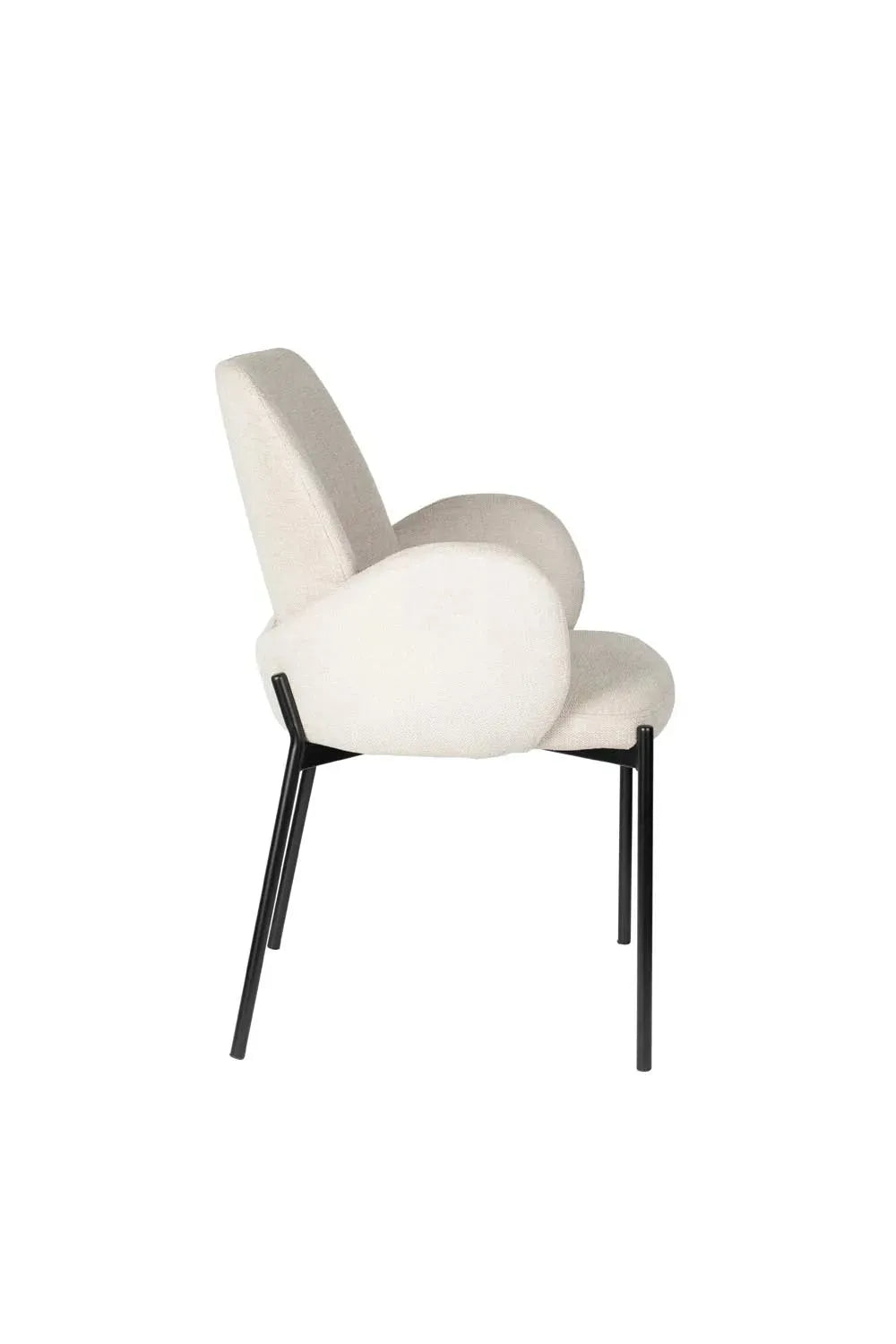 Tjarda Stuhl Taupe: Komfort und Stil von White Label Living.