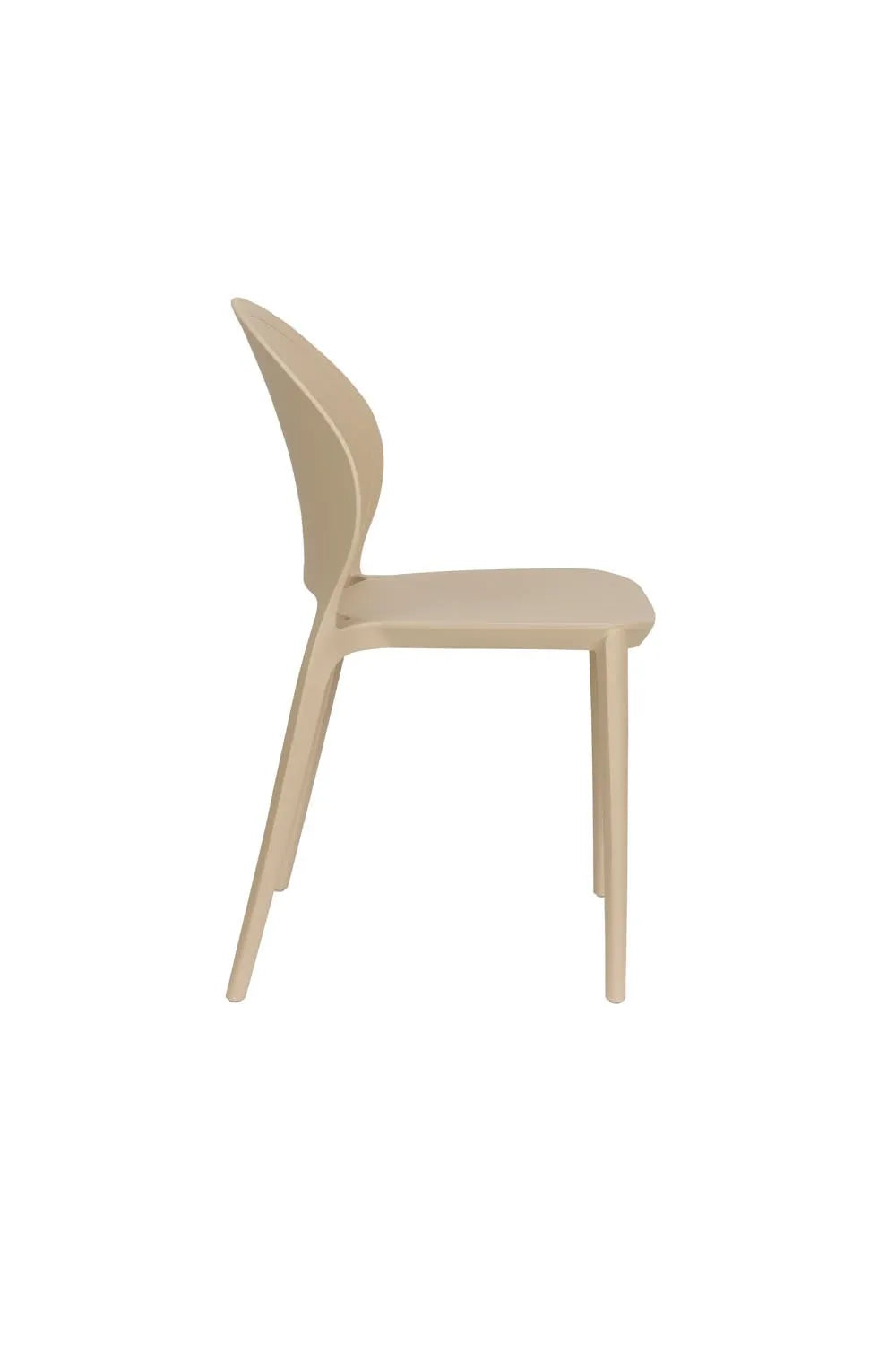 Robuster Outdoor-Stuhl Sjoerd Beige: Perfekt für Garten und Terrasse.