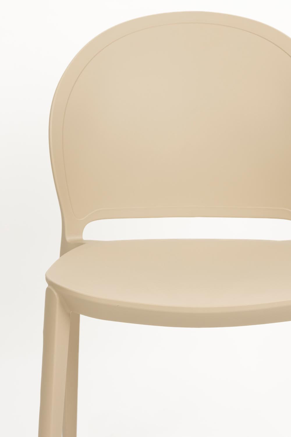 Sjoerd Beige: Komfortabler Outdoor-Stuhl für moderne Terrassen.