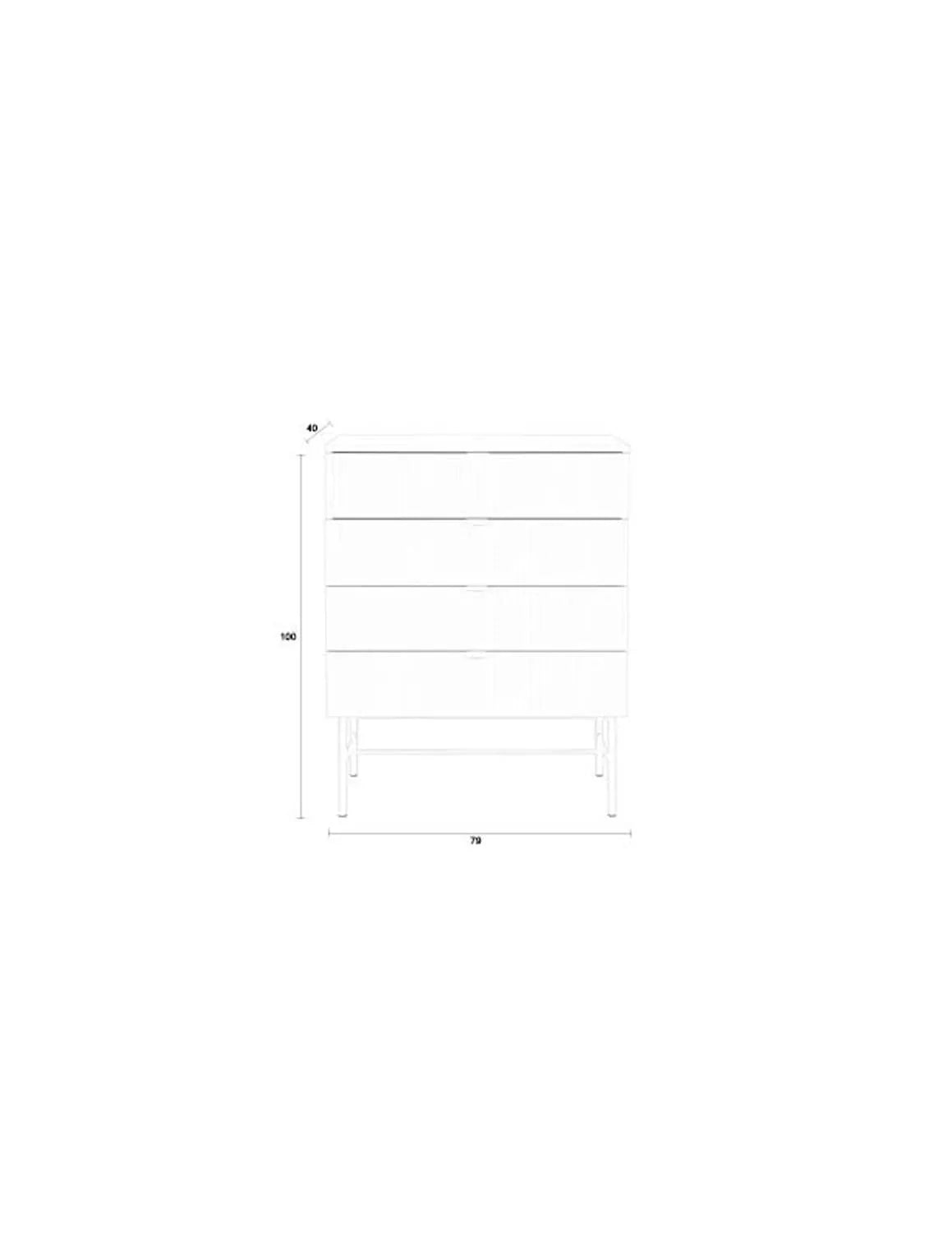 Schrank Cayo: Zeitloses Design mit vielseitigem Stauraum.