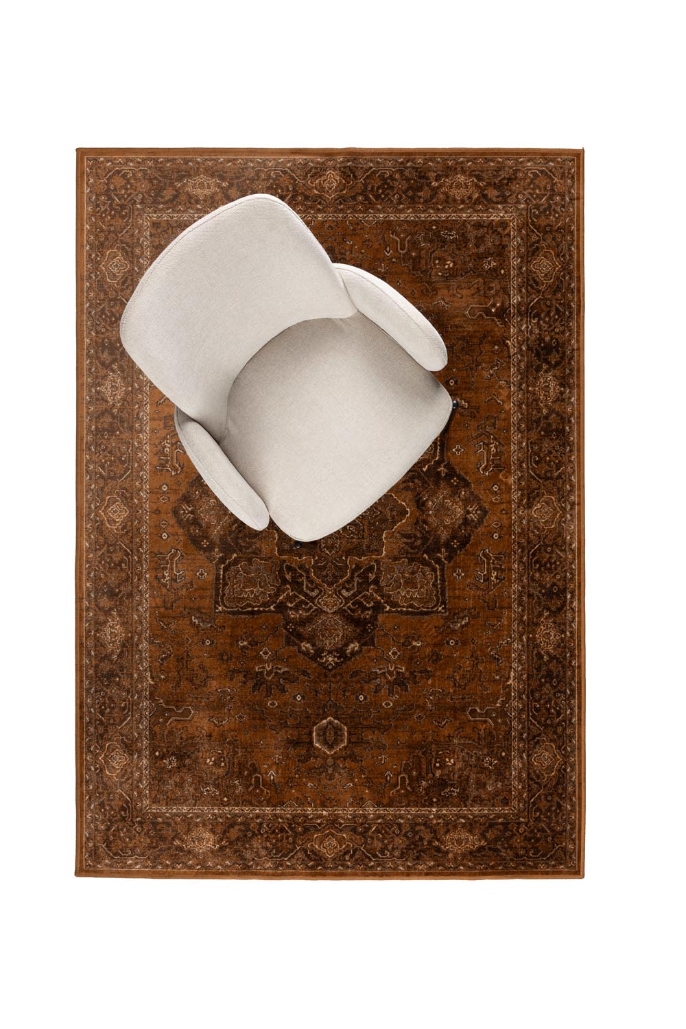 Stilvoller Teppich Rayan 140x200: Weiche Viskose, lebendige Farben, ideal für jeden Raum, pflegeleicht und strapazierfähig.