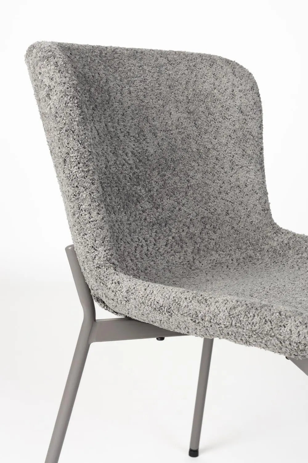 Moderner Marion Stuhl in Off Grey von White Label Living.