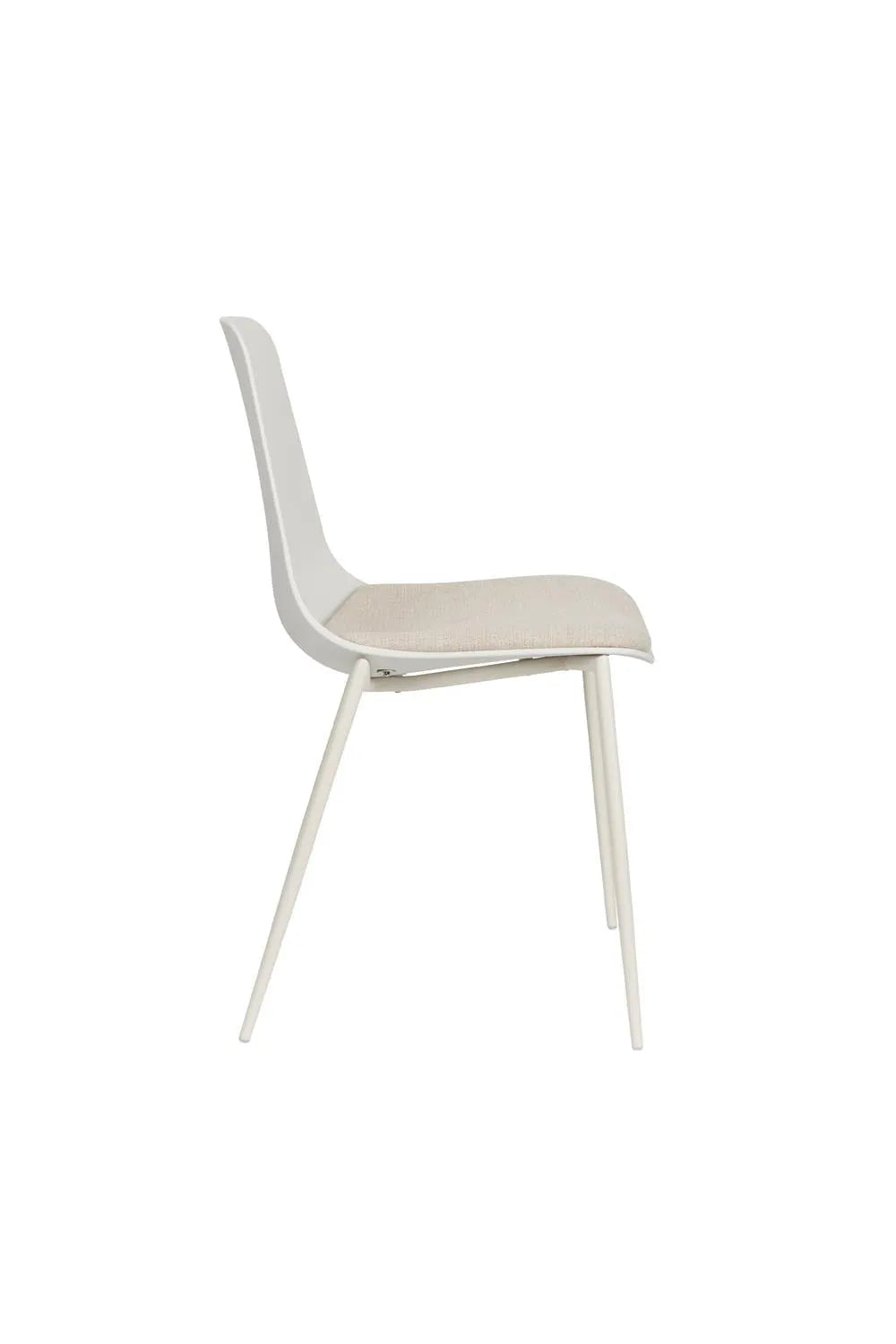 Moderner Jeffrey White Stuhl: Minimalistisches Design für Ihr Zuhause.