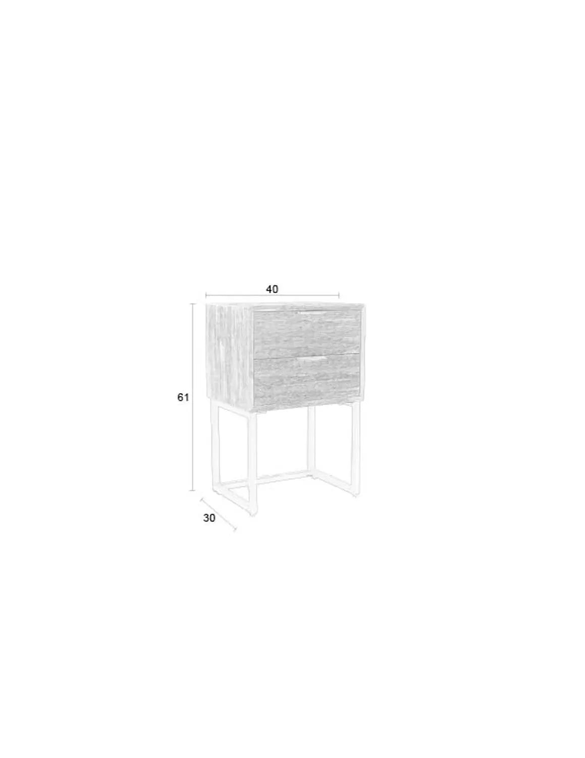 Stilvoller Webster Tisch: Teakholz & Metall, ideal für jedes Zuhause.