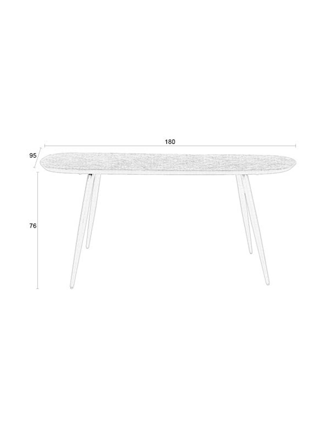 Eleganter Webster Esstisch: Rechteckig, perfekt für stilvolle Esszimmer.