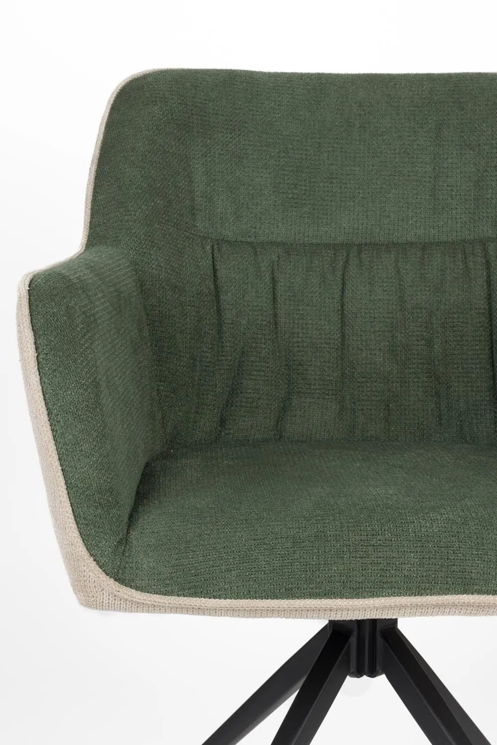 Stilvoller Daley Sessel Beige/Grün von White Label Living kaufen.