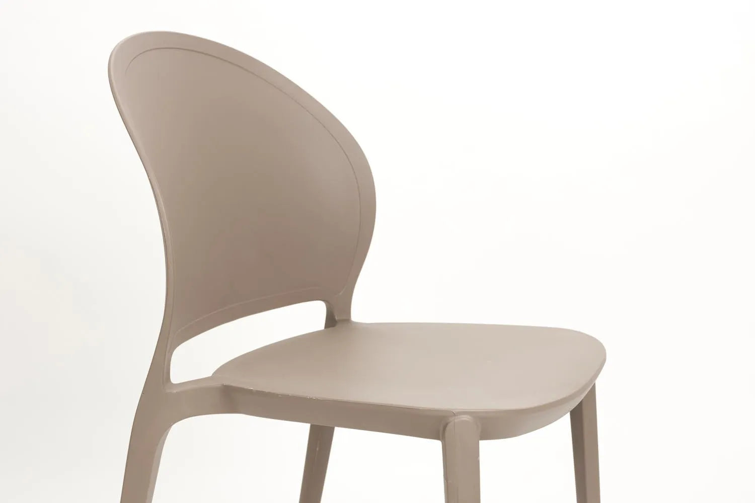 Stilvoller Outdoor-Stuhl Sjoerd Grau: Ideal für Terrasse & Balkon.