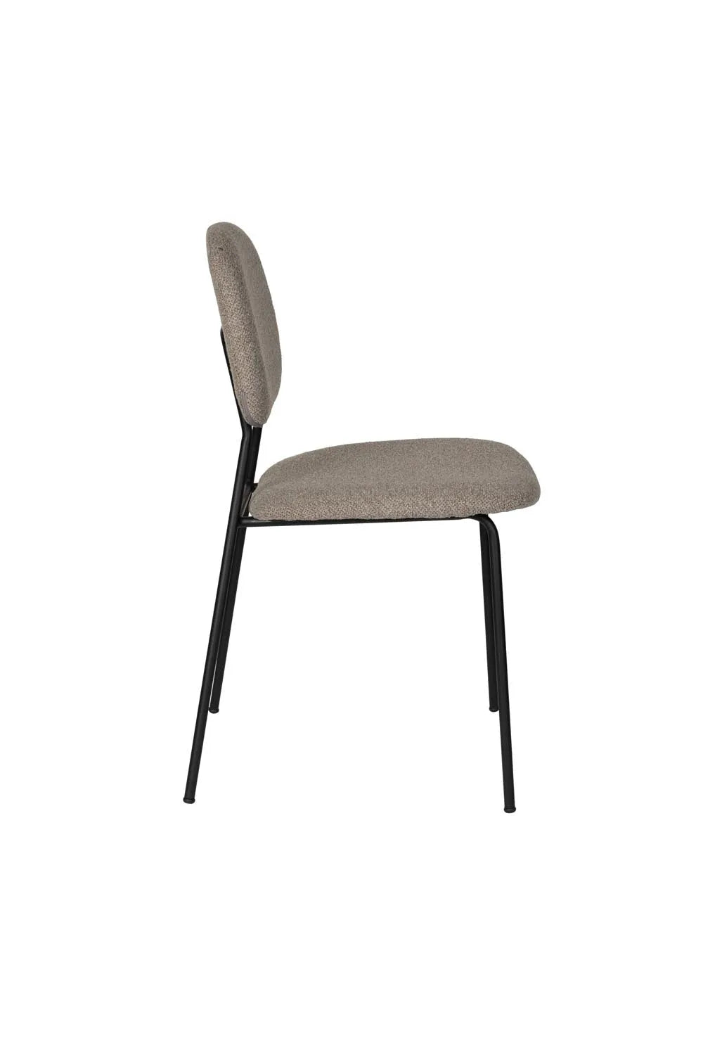 Roos Stuhl Beige: Zeitloses Design für stilvolle Wohnambiente.