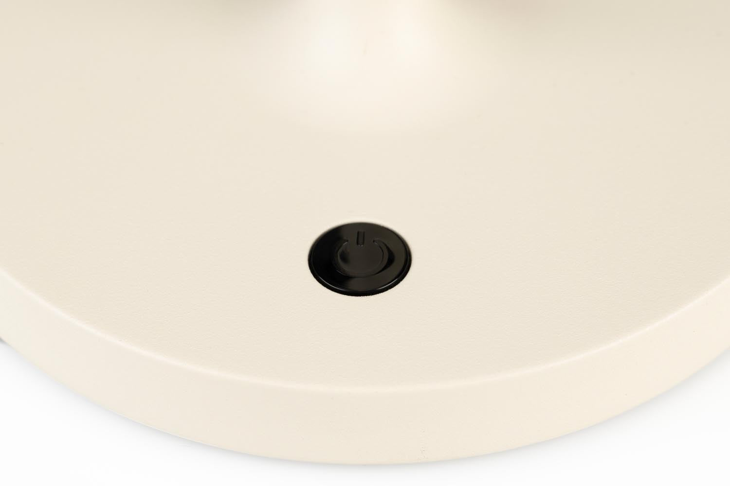Moderne Tischlampe Hub Beige: Funktionalität trifft auf Ästhetik.