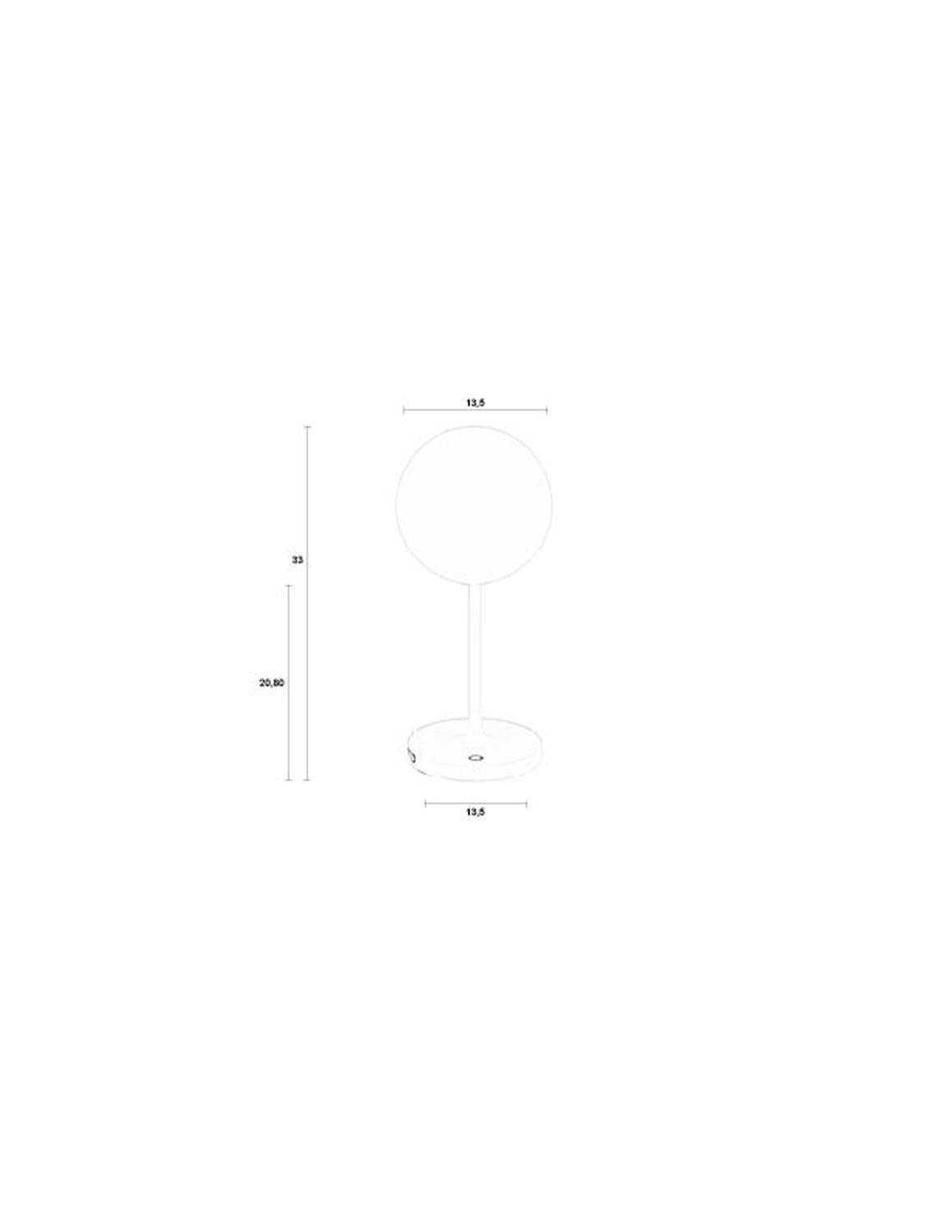 Stilvolle Tischlampe Hub Beige: Zeitloses Design für jeden Raum.
