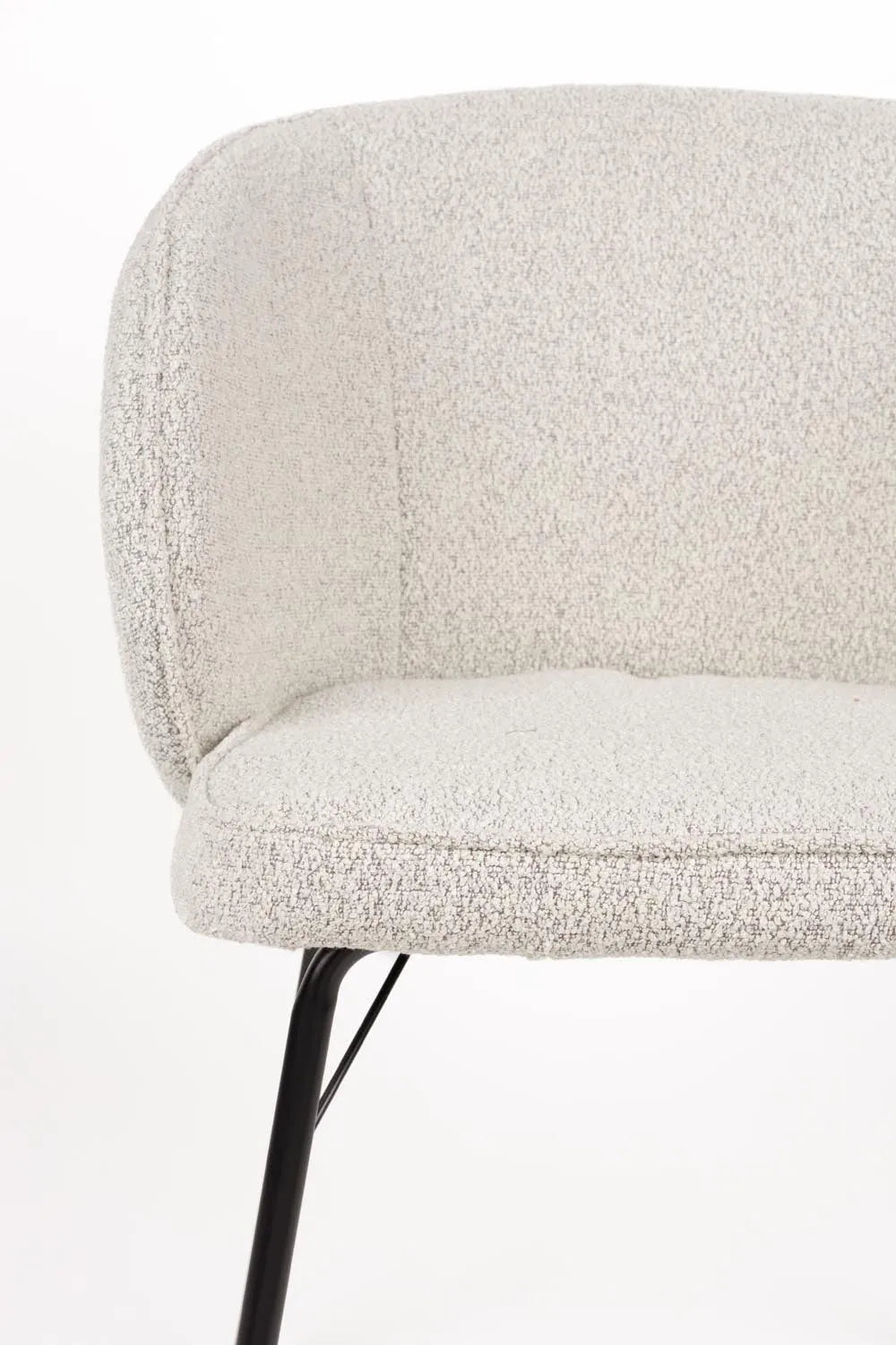 Eleganter Stuhl Joa Beige: Zeitloses Design von White Label Living.