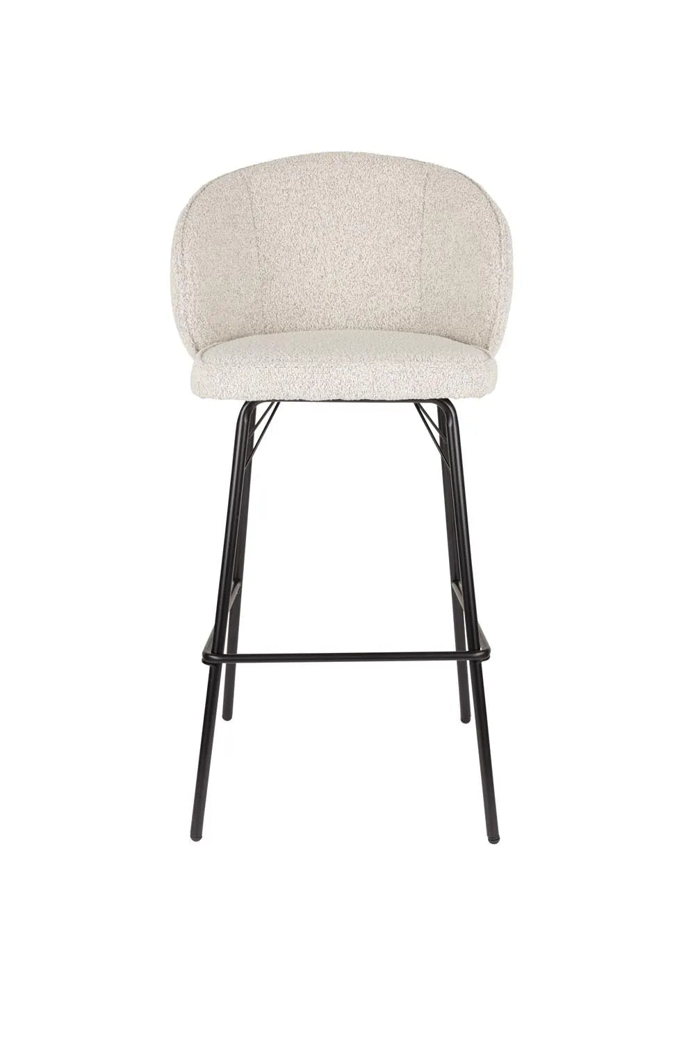 Eleganter Barhocker Joa Beige von White Label Living für Ihr Zuhause.