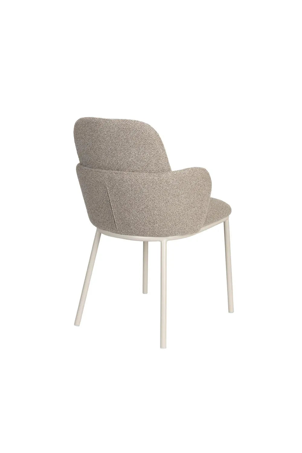 Moderner Sessel Jerrico in Braun-Beige von White Label Living.