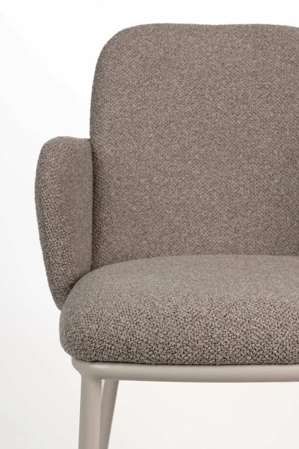 Eleganter Sessel Jerrico Braun Beige von White Label Living.