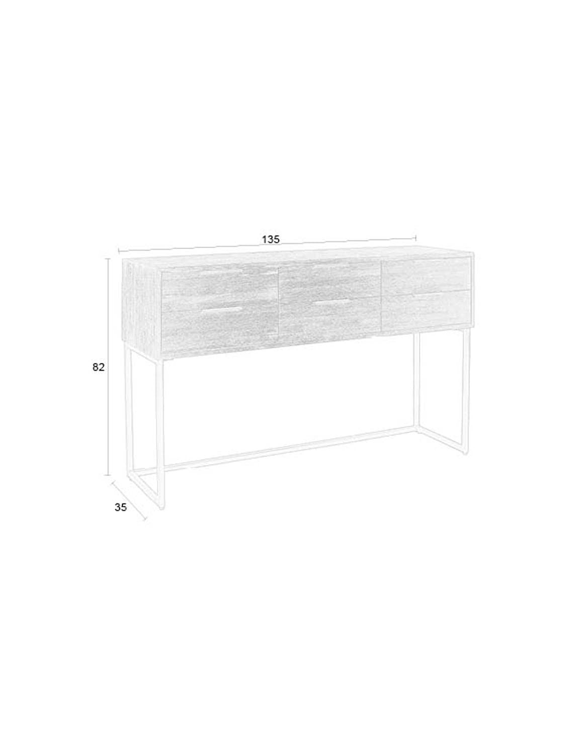 Webster Schrank L: Funktionale Eleganz aus edlem Teakholz.