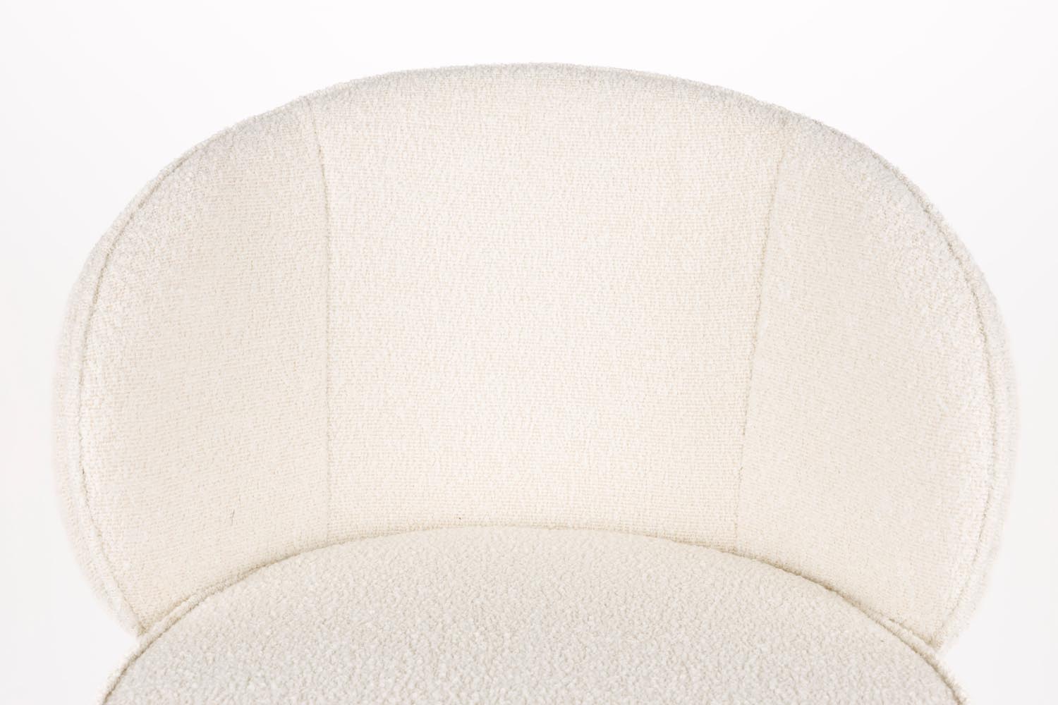 Eleganter Barhocker Joa Weiß: Komfort trifft auf modernes Design.