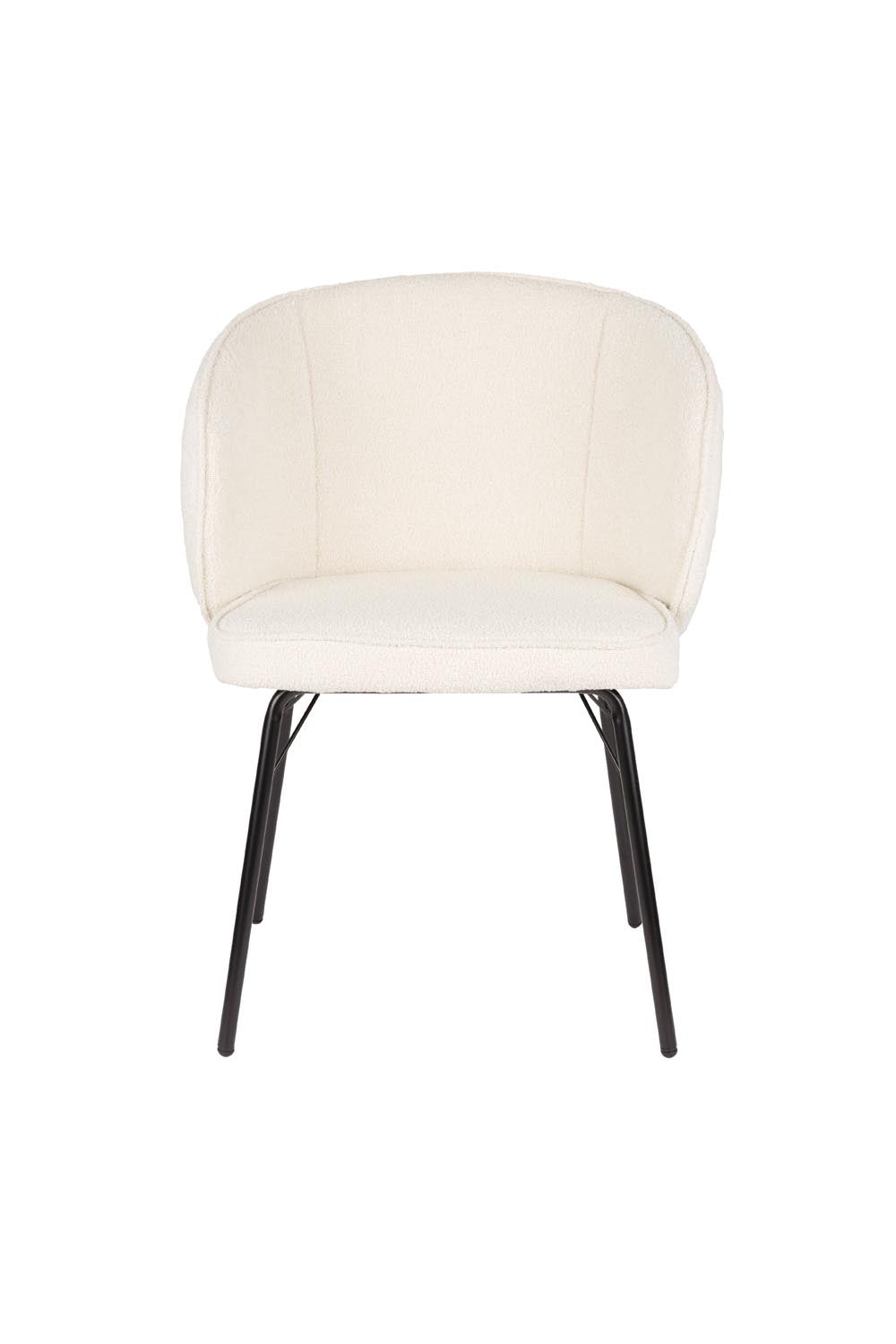 Moderner Stuhl Joa Weiß von White Label Living für stilvolles Wohnen.