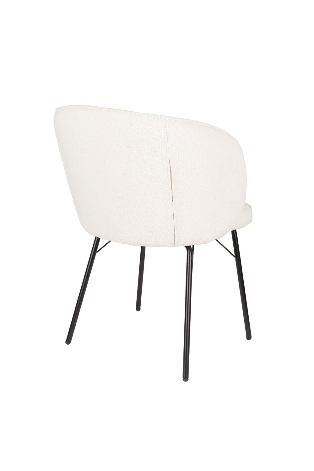 Stuhl Joa Weiß: Stilvoller Komfort von White Label Living.