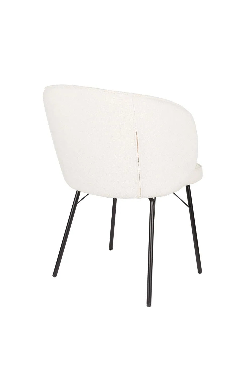 Stuhl Joa Weiß: Stilvoller Komfort von White Label Living.