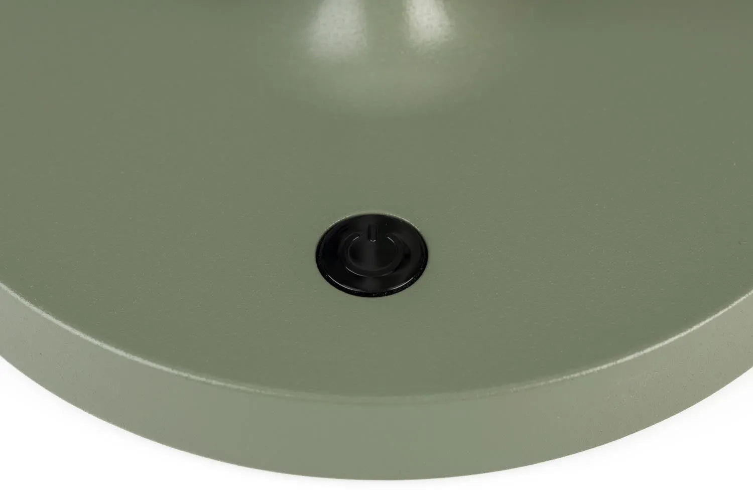 Moderne grüne Tischlampe Hub von White Label Living für stilvolle Räume.