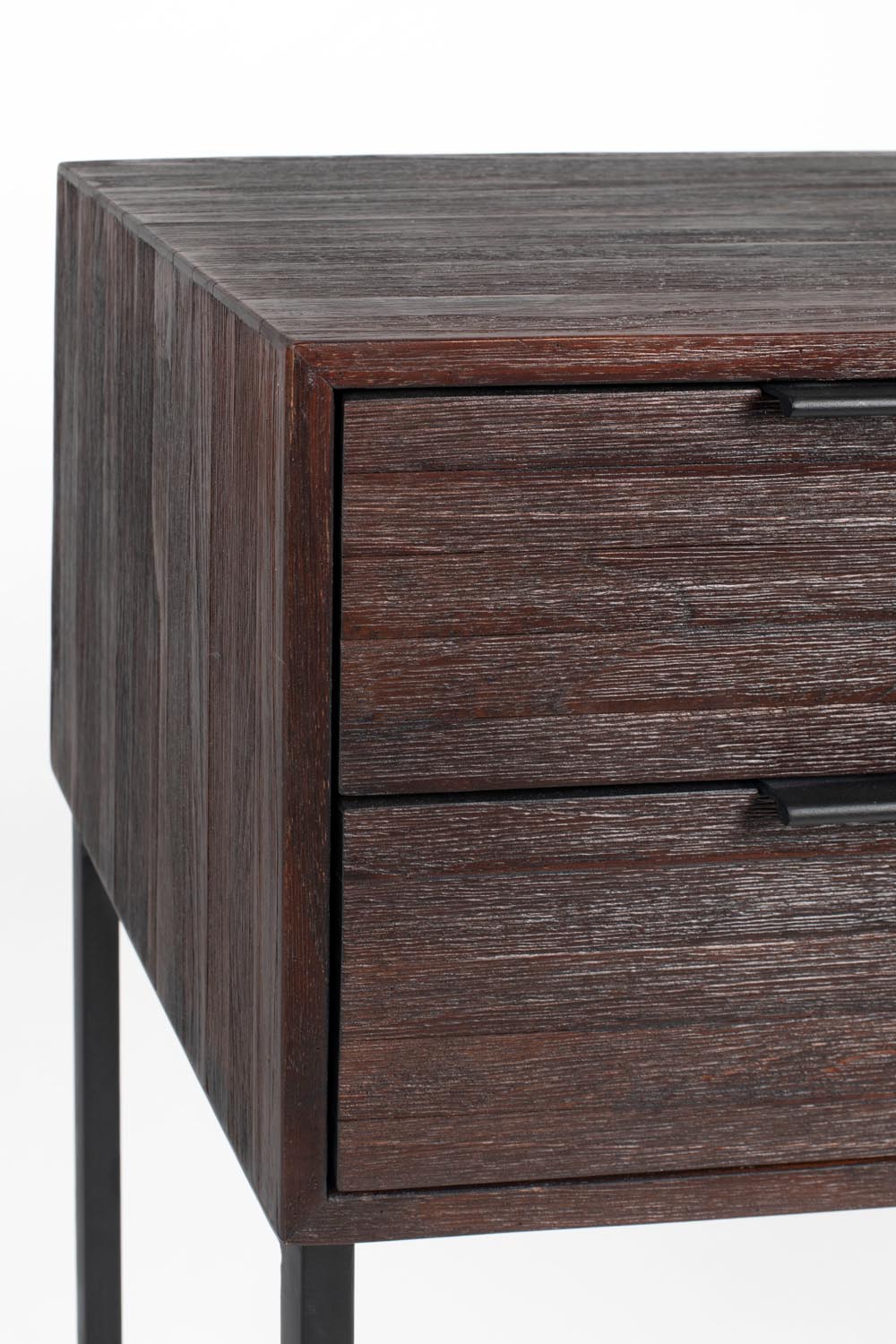 Eleganter Webster Schrank S aus edlem Teakholz von White Label Living.