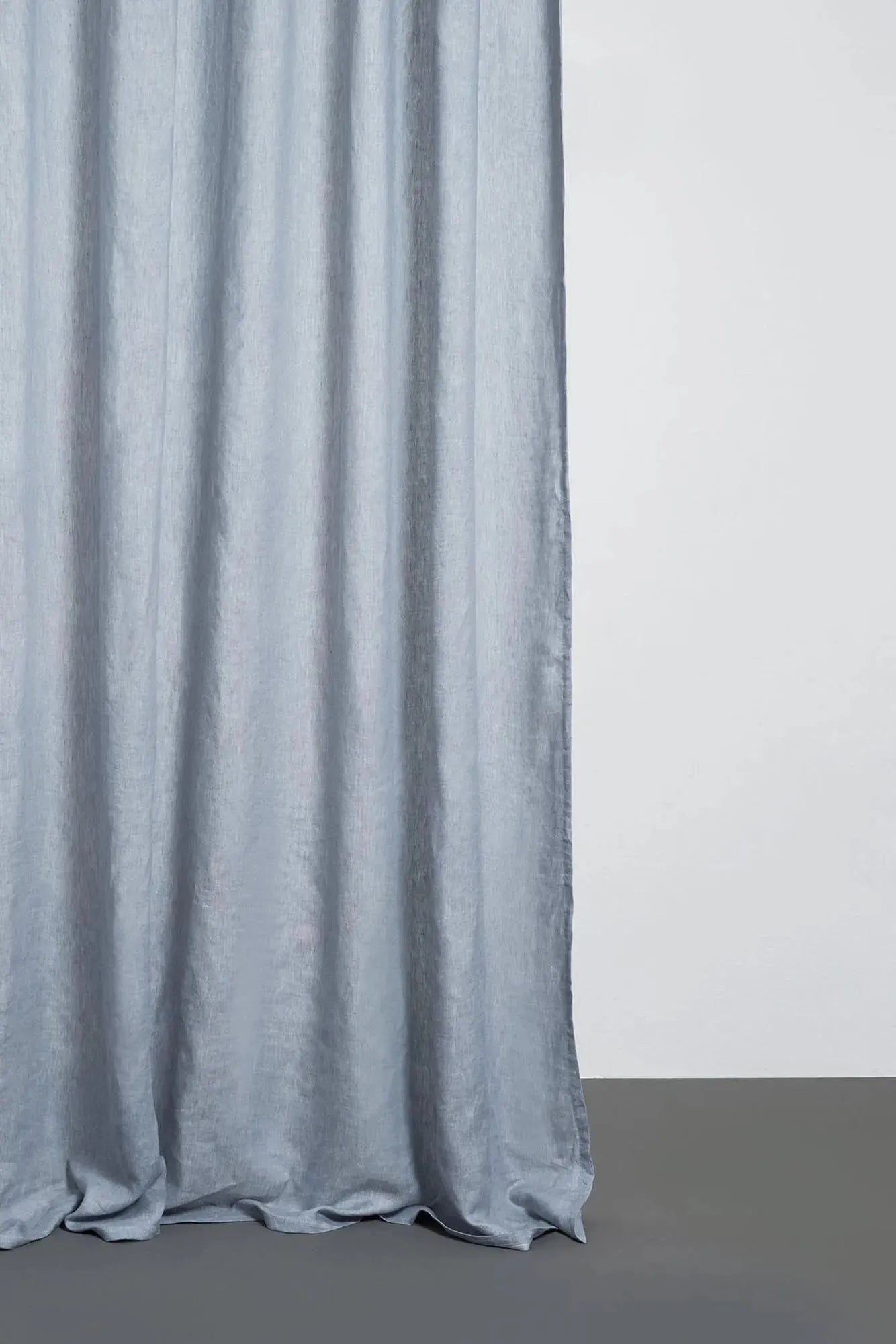 ZigZagZurich Vorhang: Zweifarbiger, stonewashed Look, edles Design.