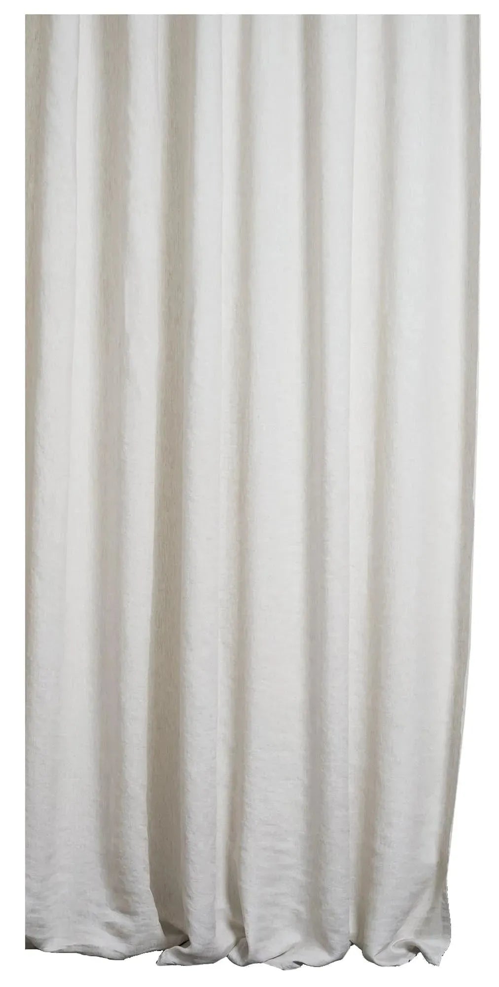 ZigZagZurich Vorhang: Zweifarbiger Stonewashed Naturleinen-Look.