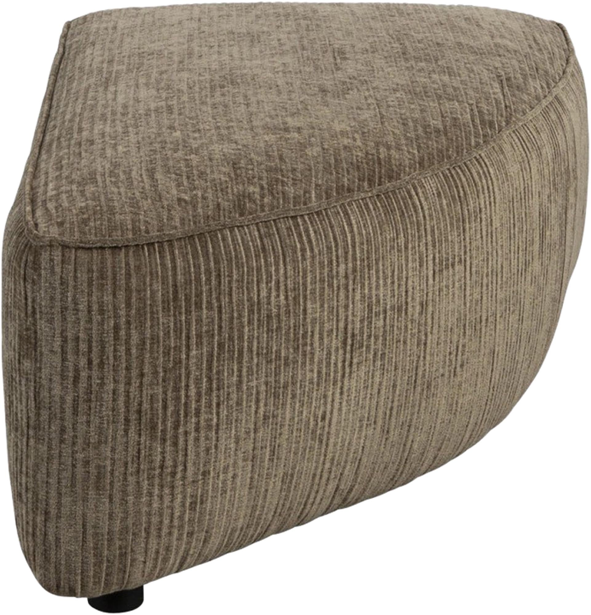 Sofa Element Hunter Pie Pouf rechts  in Moss präsentiert im Onlineshop von KAQTU Design AG. Modulares Sofa ist von Zuiver