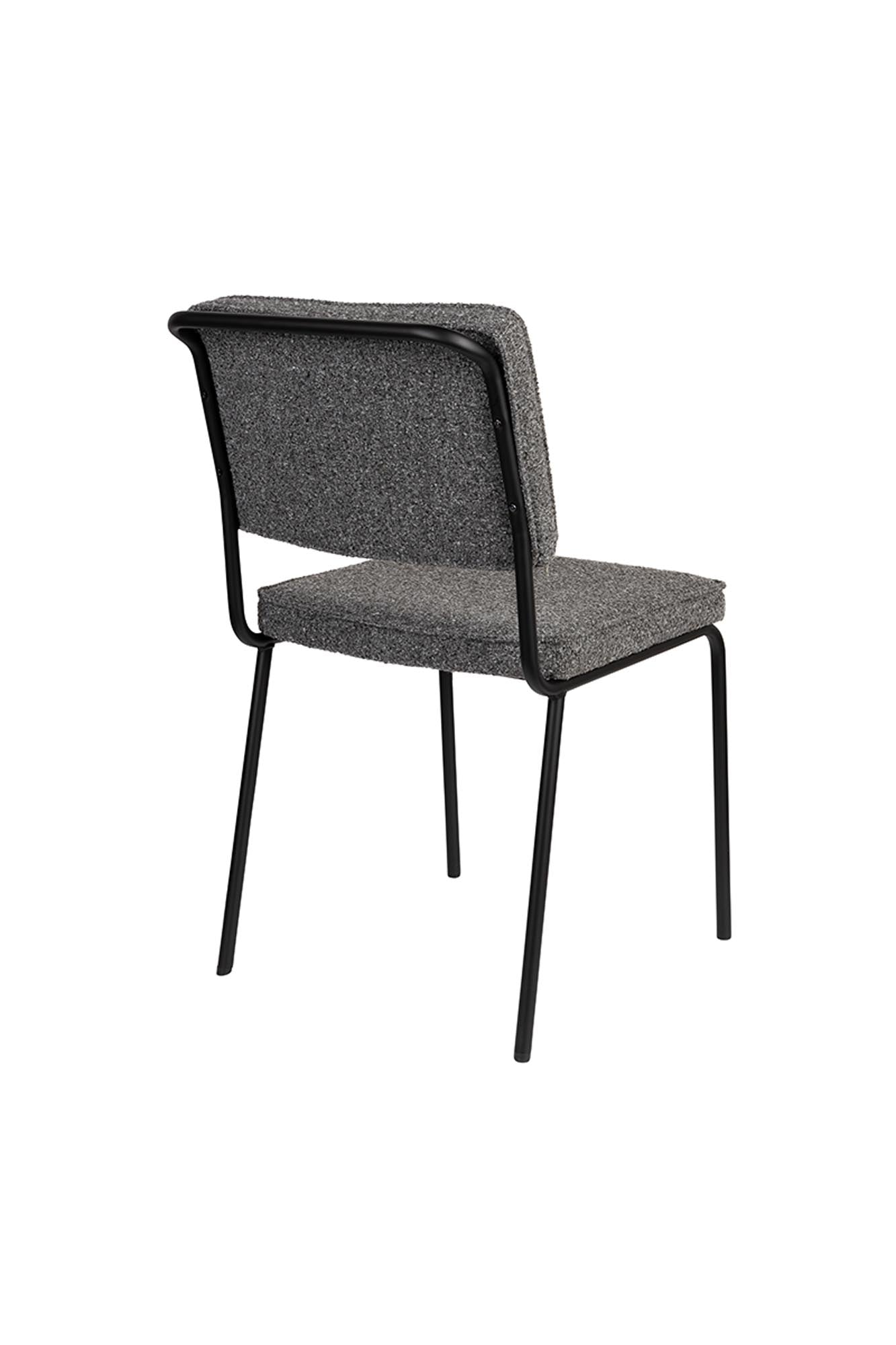 Buddy-Stuhl von Zuiver: Eleganter Metallstuhl mit ergonomischem HD-Schaum für höchsten Komfort und stilvolles Ambiente in jedem Raum.