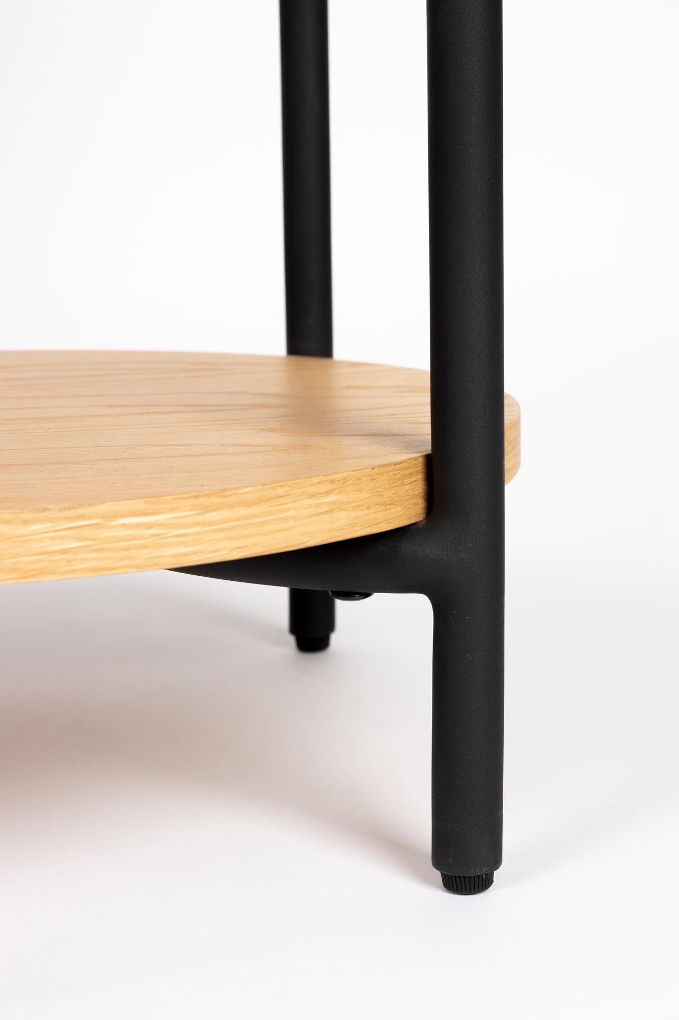 Eleganter Konsolentisch von Zuiver, ideal für moderne Räume. Robuste Eiche und Metallbeine vereinen Funktionalität und Stil.