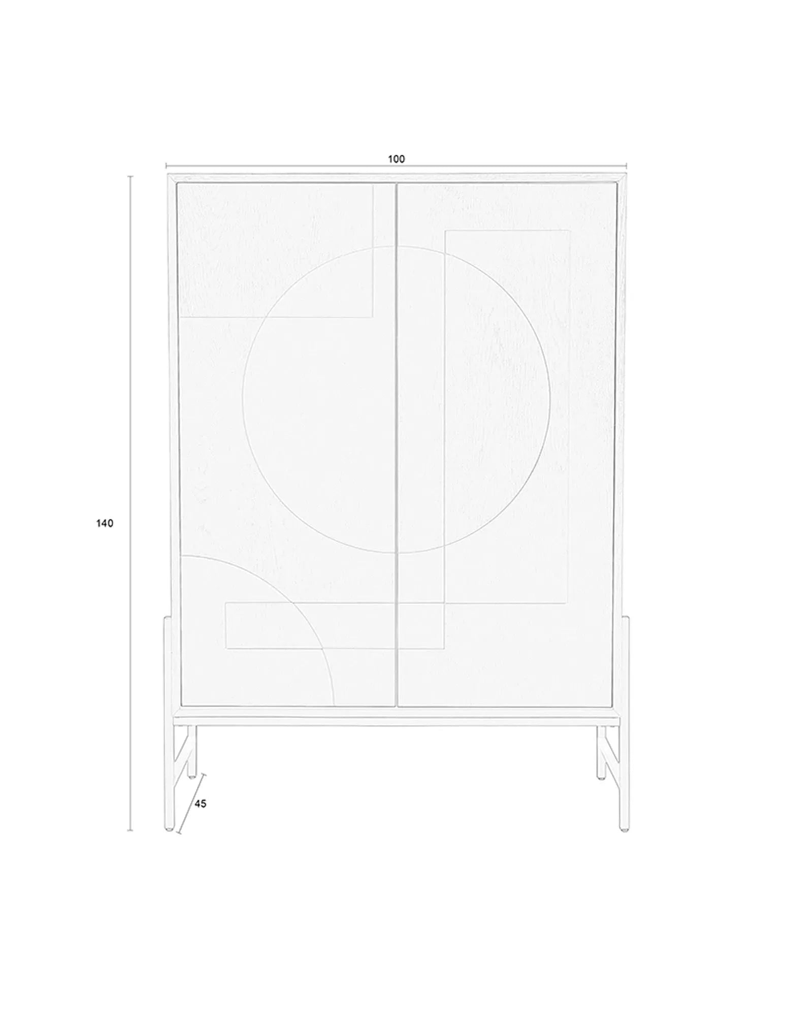 Zuiver Cabinet Faces: Stilvolles Design aus hochwertigem Eichenholz.