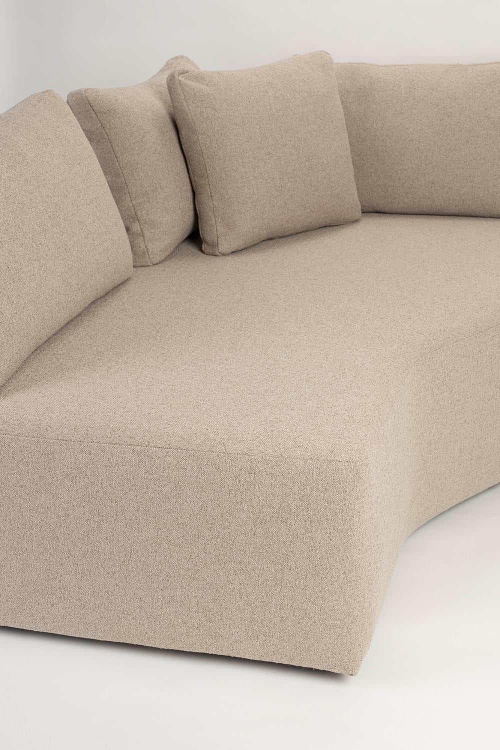 Modernes Prosper Sofa Left von Zuiver für stilvolle Wohnräume.
