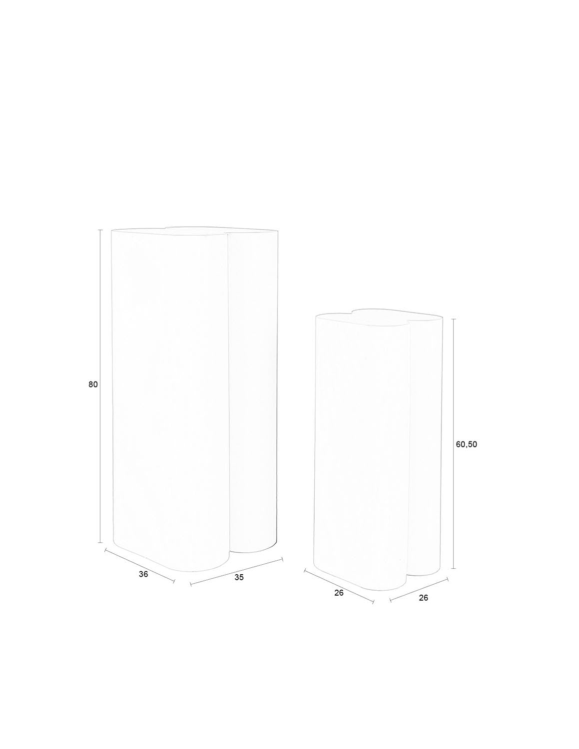 Elegante Zuiver Shape-Pflanzenständer: Perfekte Bühne für Ihre Pflanzen.