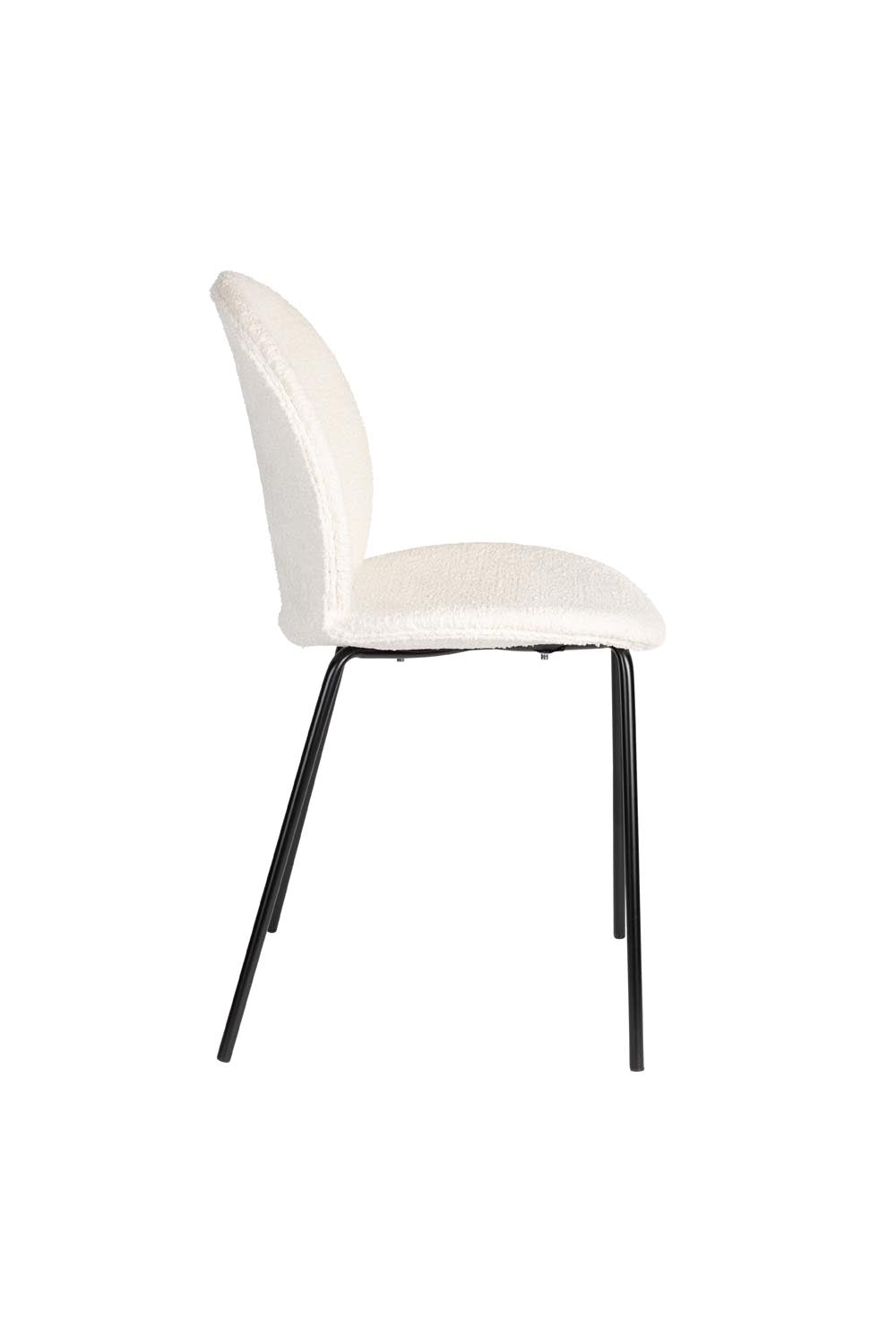 Zuiver Bonnet Chair: Trendiger Komfort in stilvollem Teddystoff.