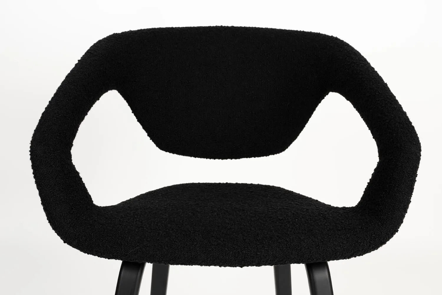 Zuiver Flexback: Ergonomischer Stuhl in Schwarz für stilvolle Räume.