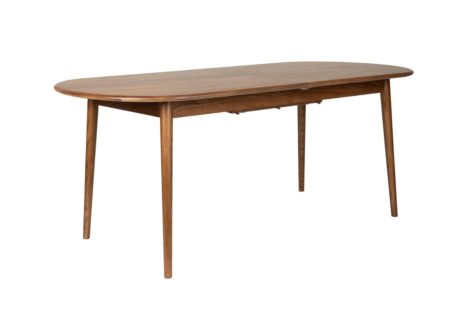 Moderner Twist Tisch aus Walnuss, ausziehbar auf 240 cm, von Zuiver.