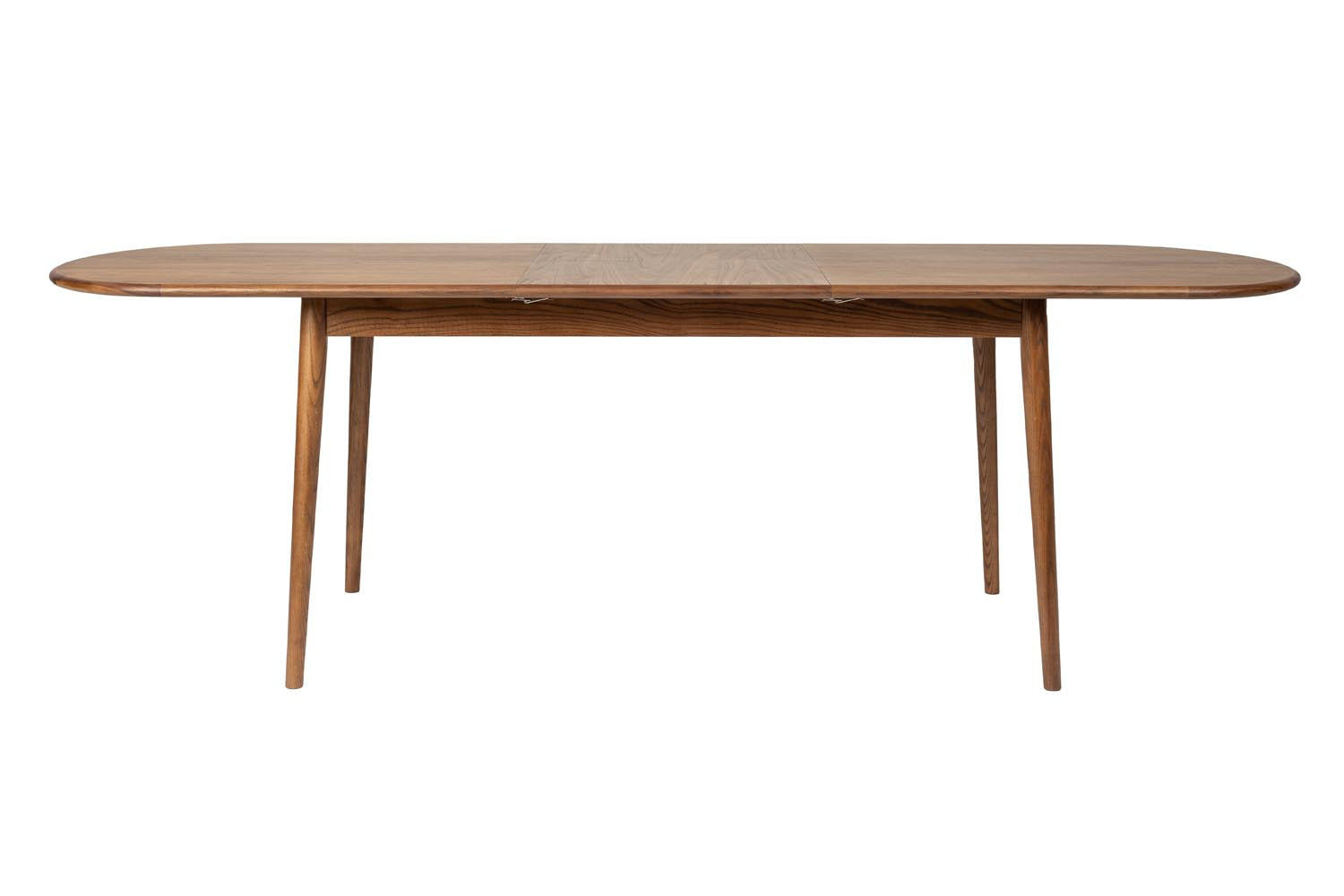 Eleganter Zuiver Twist Tisch: Walnuss, ausziehbar, 180/240x90 cm.