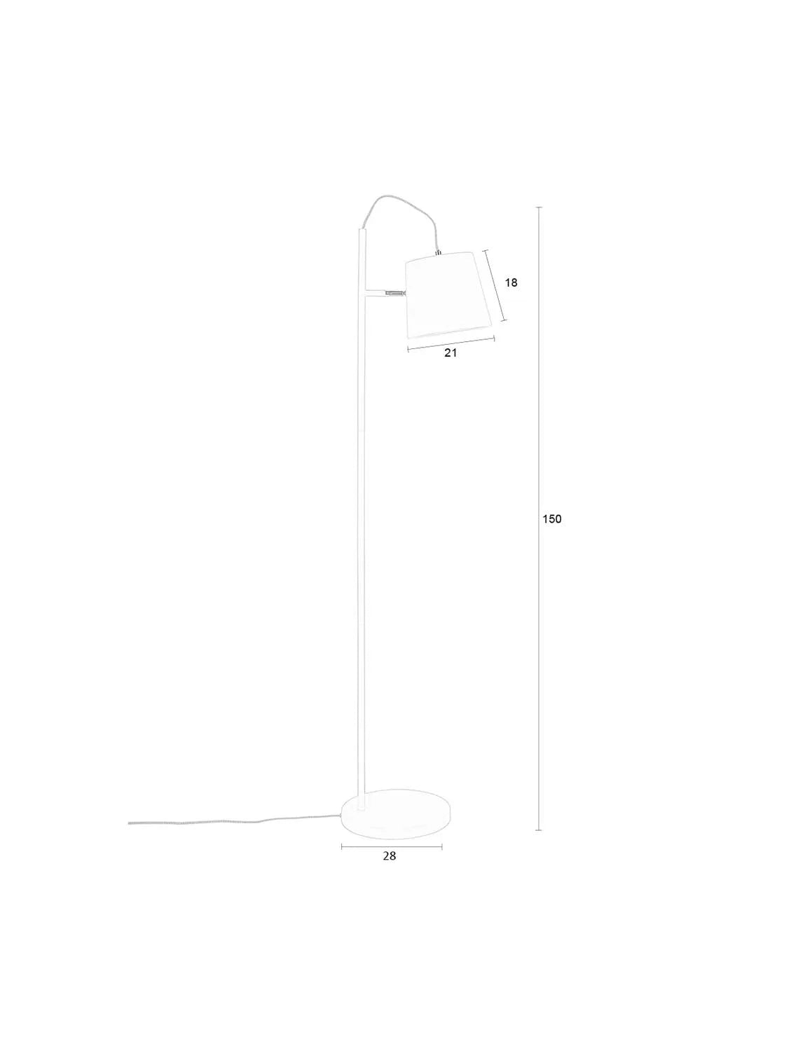 Zuiver Buckle Head: Stilvolle Stehlampe für zeitloses Design.