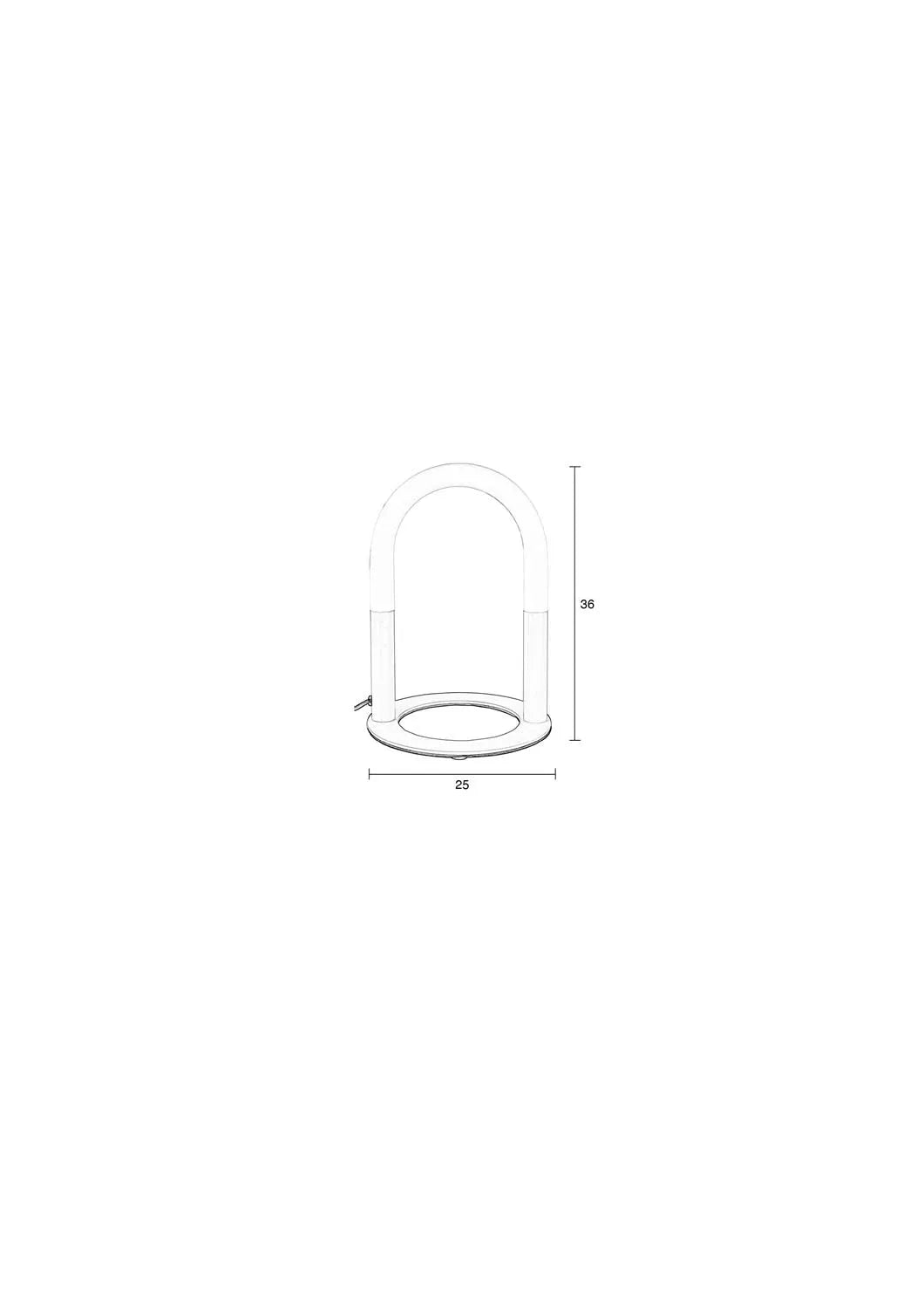 Stilvolle Zuiver Arch Tischlampe: Modernes Design, dimmbar.