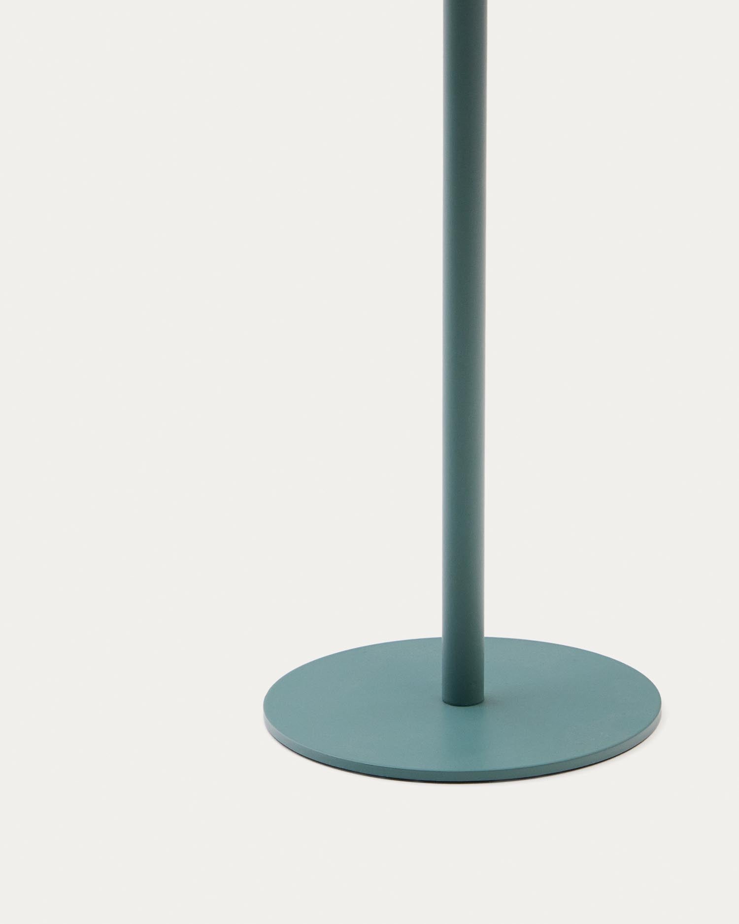 Outdoor-Solar-Tischlampe Aldet aus türkisfarbenem Seil in Türkis präsentiert im Onlineshop von KAQTU Design AG. Outdoor-Beleuchtung ist von Kave Home
