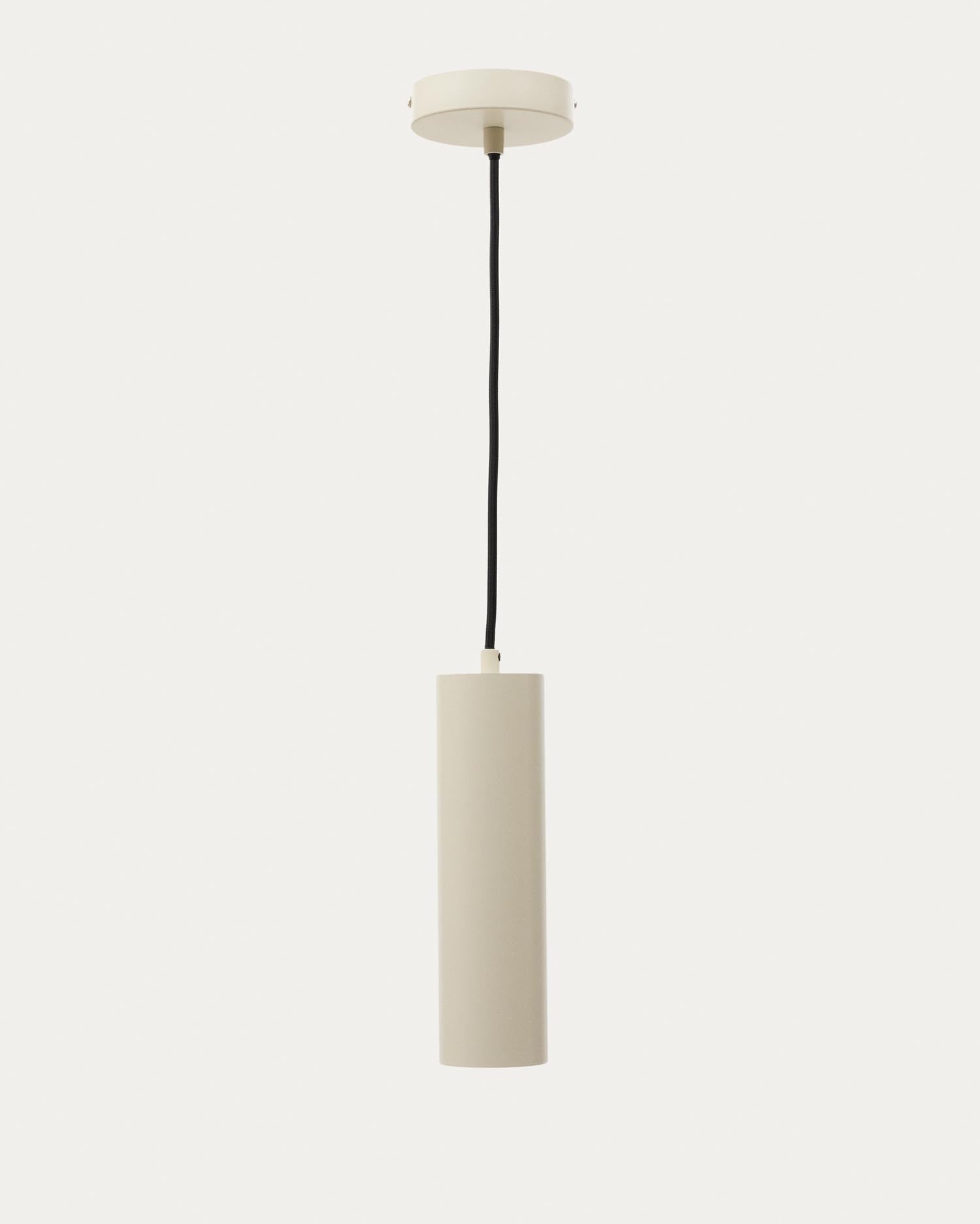 Deckenleuchte Andia aus Aluminium mit beigem Finish