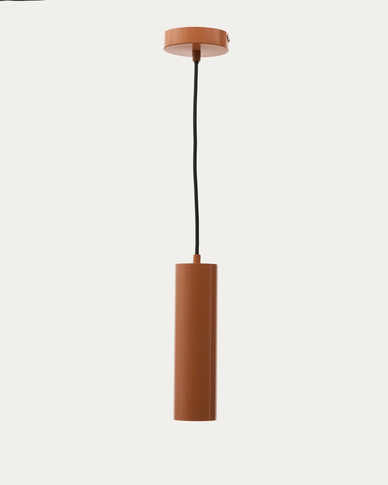 Deckenleuchte Andia aus Aluminium mit terrakottafarbenem Finish