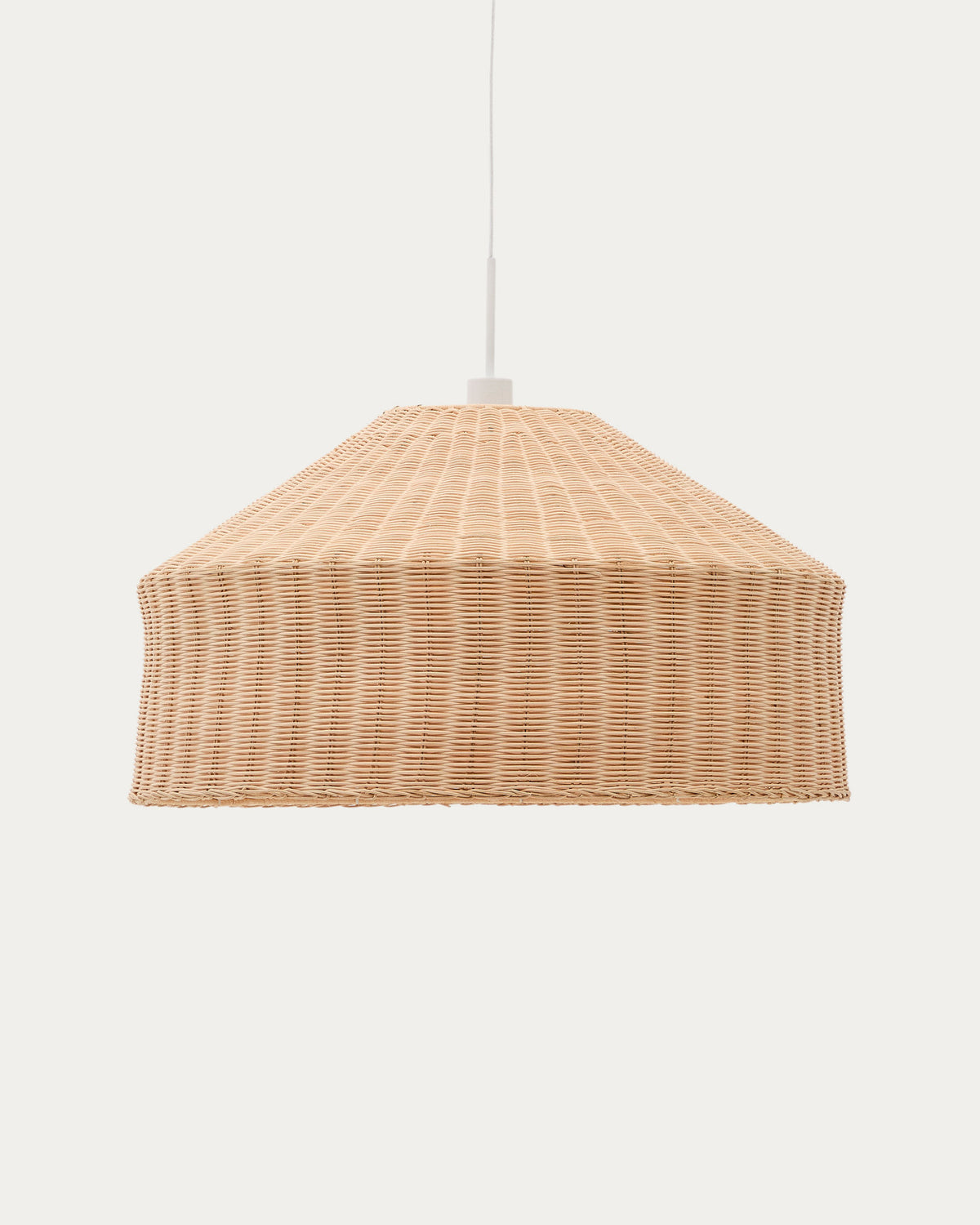 Lampenschirm Ennia aus Rattan mit hellem Finish Ø 65 cm in Natur präsentiert im Onlineshop von KAQTU Design AG. Lampenschirm ist von Kave Home