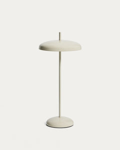 Portable table lamp Porte made of light gray aluminum