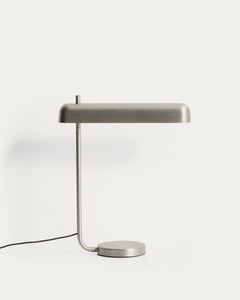 Nelaia table lamp with gray finish