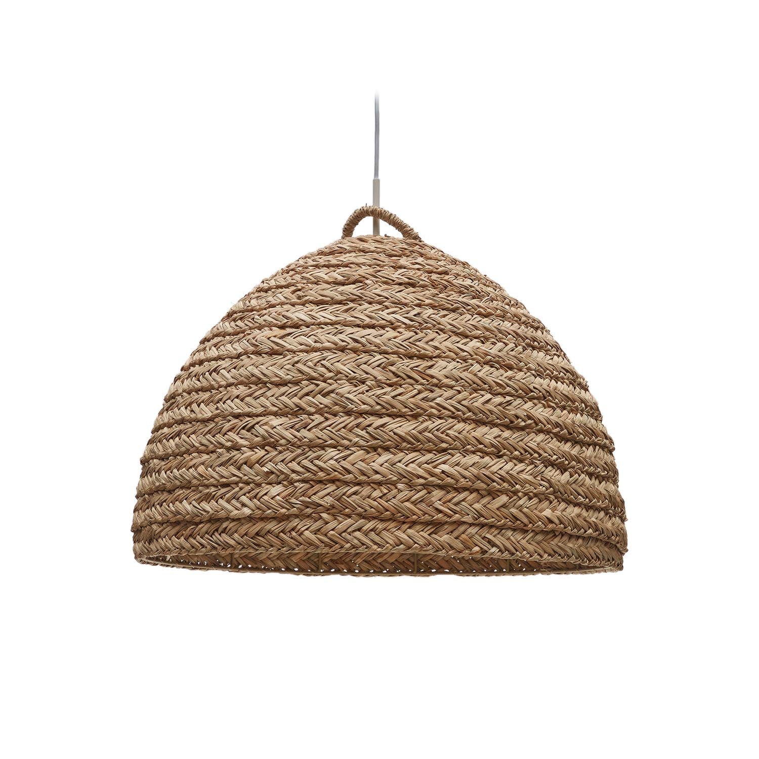 Fonteta Lampenschirm für Pendelleuchte aus Naturfasern mit natürlchem Finish Ø 60 cm